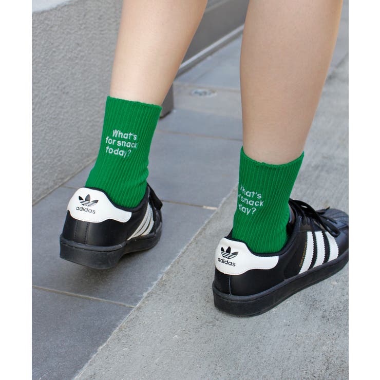 《ABYS》配色ロゴがアクセント。配色ロゴ刺繍ソックス | futier land | 詳細画像16 