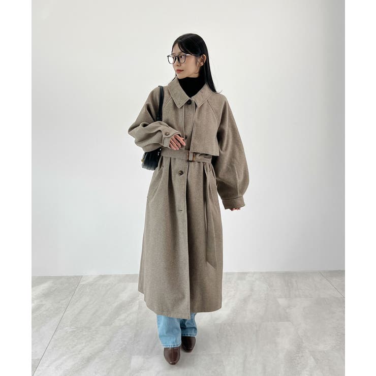 羽織るだけで完成する上質スタイル。アレンジカラーシングルロングコート | futier land | 詳細画像21 