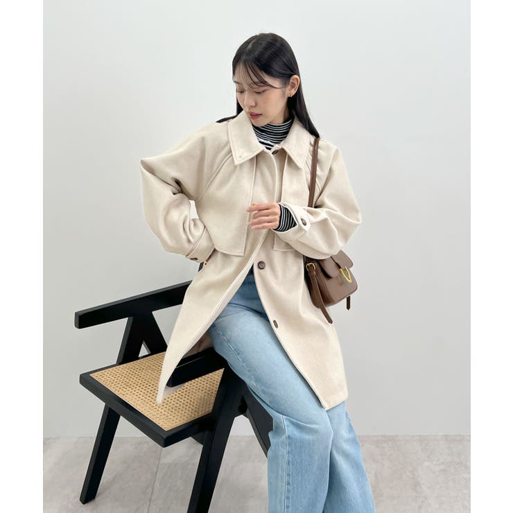 2wayカラーミドルコート | futier land | 詳細画像28 