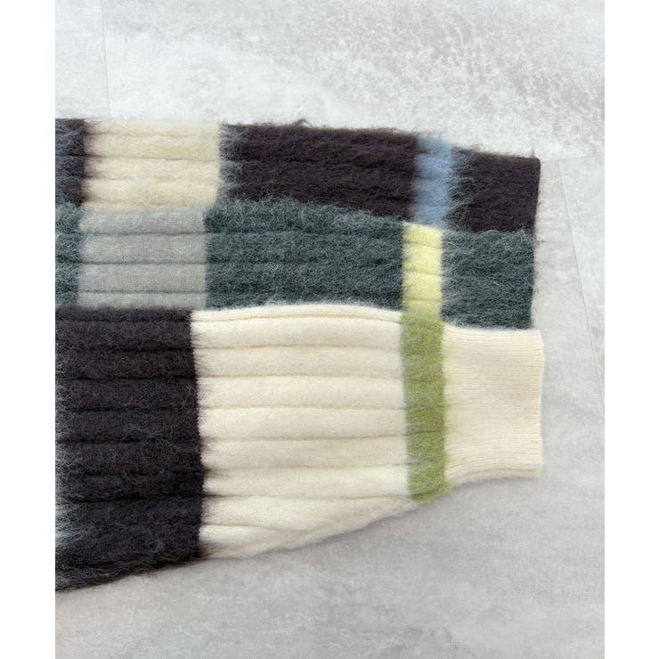 ふわっと包まれる幸せニット。アルパカタッチボーダーポロニット | futier land | 詳細画像31 