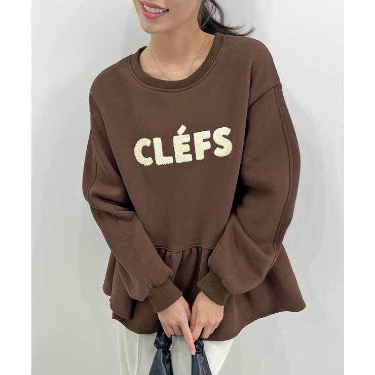 裾のフリルが映える！CLEFSロゴフリルスウェット | futier land | 詳細画像31 