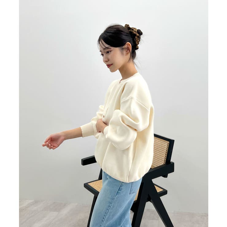 ゴールドボタンが映える。ヘンリーネックニットPO | futier land | 詳細画像37 