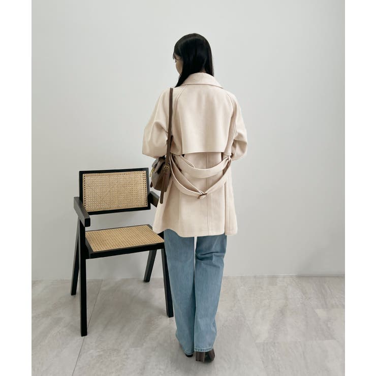 2wayカラーミドルコート | futier land | 詳細画像30 