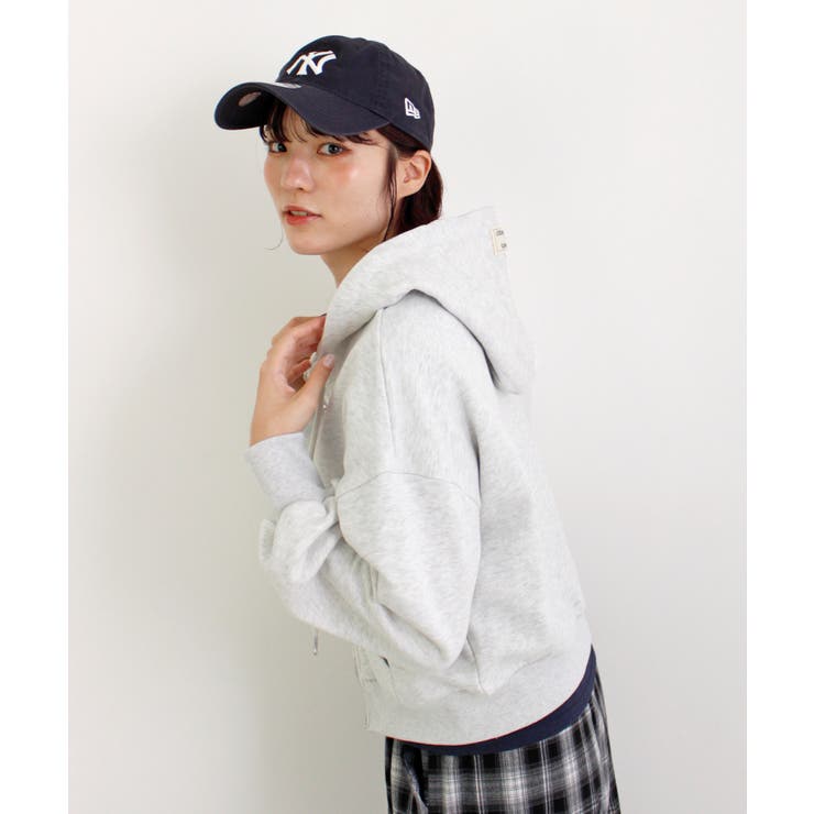 《ABYS》クロップド丈が相性抜群◎ダブルジップショート丈パーカー  | futier land | 詳細画像49 