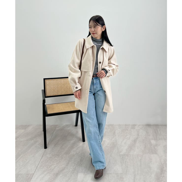 2wayカラーミドルコート | futier land | 詳細画像32 