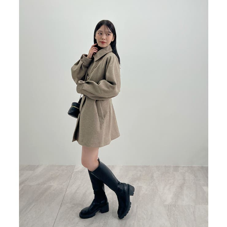 2wayカラーミドルコート | futier land | 詳細画像16 