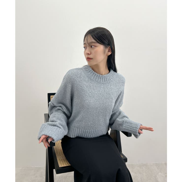 ふわふわな肌触り♪ワイドスリーブブークレニット | futier land | 詳細画像11 