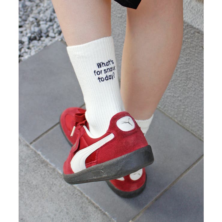 《ABYS》配色ロゴがアクセント。配色ロゴ刺繍ソックス | futier land | 詳細画像33 