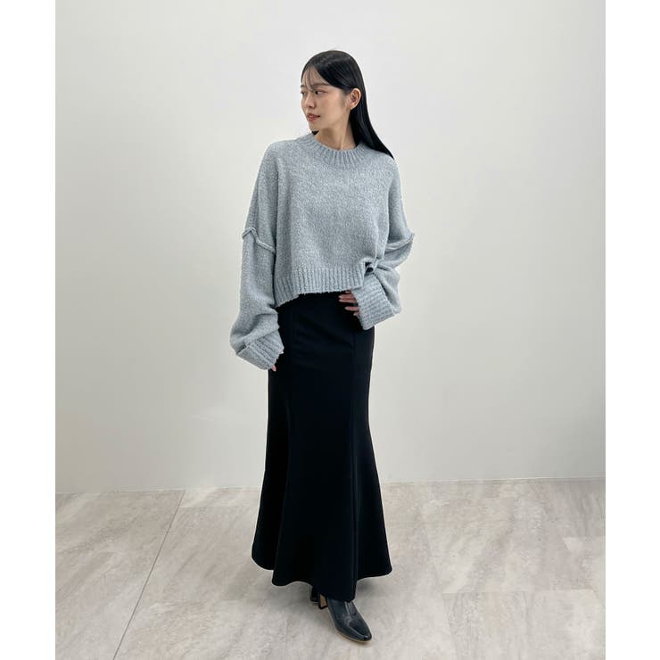 ふわふわな肌触り♪ワイドスリーブブークレニット | futier land | 詳細画像18 