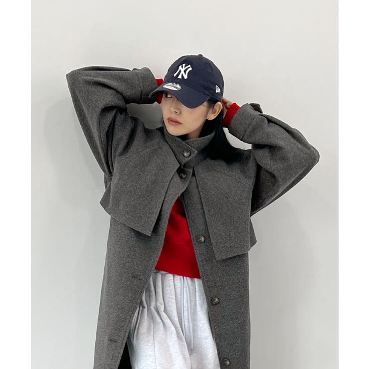 羽織るだけで完成する上質スタイル。アレンジカラーシングルロングコート | futier land | 詳細画像23 