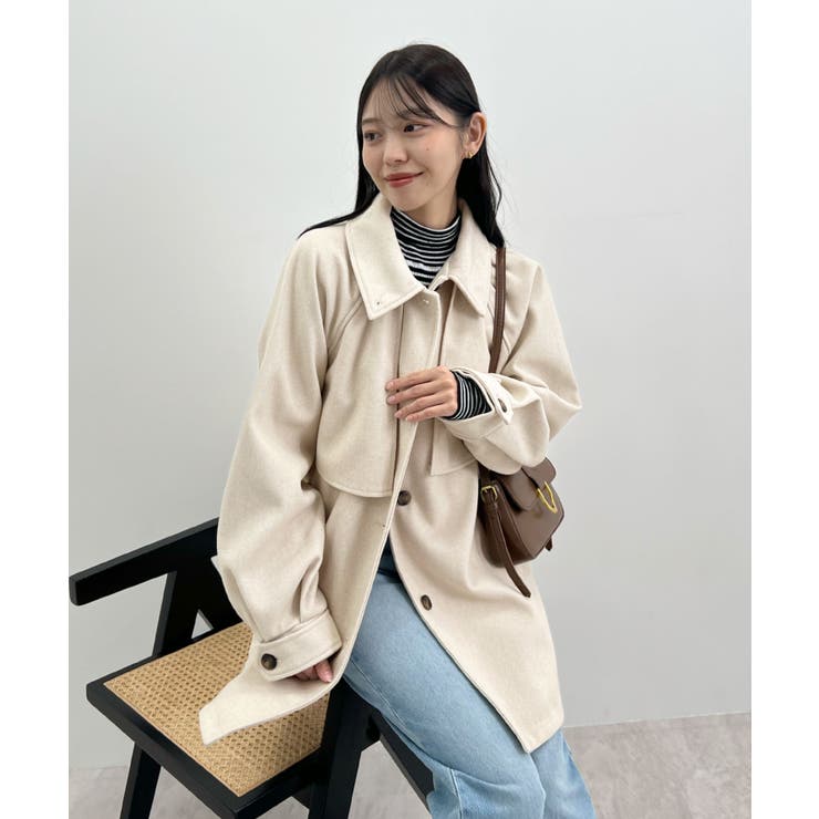 2wayカラーミドルコート | futier land | 詳細画像27 