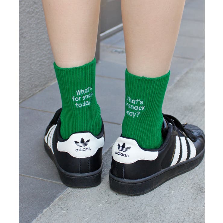 《ABYS》配色ロゴがアクセント。配色ロゴ刺繍ソックス | futier land | 詳細画像15 