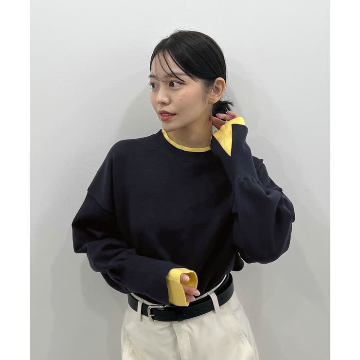 品よく着映える。配色レイヤード風ニット | futier land | 詳細画像25 