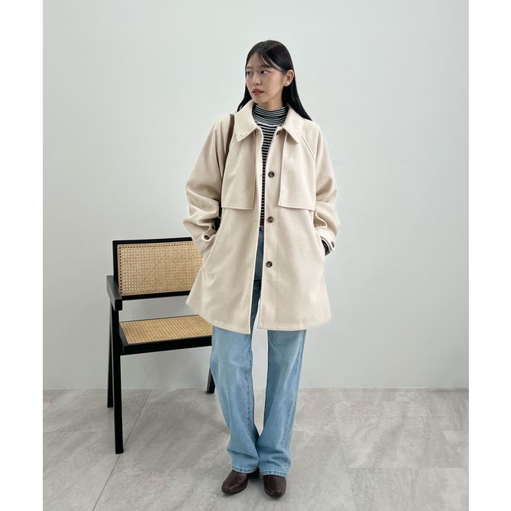 2wayカラーミドルコート | futier land | 詳細画像33 