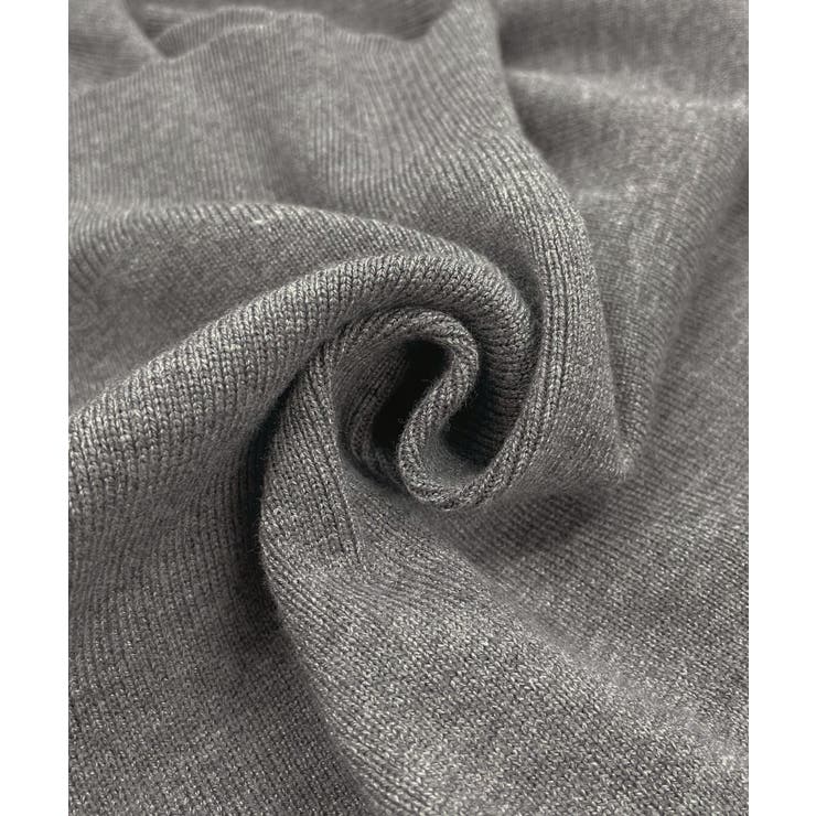 大人さりげないバイカラー。袖フリルニットトップス | futier land | 詳細画像38 