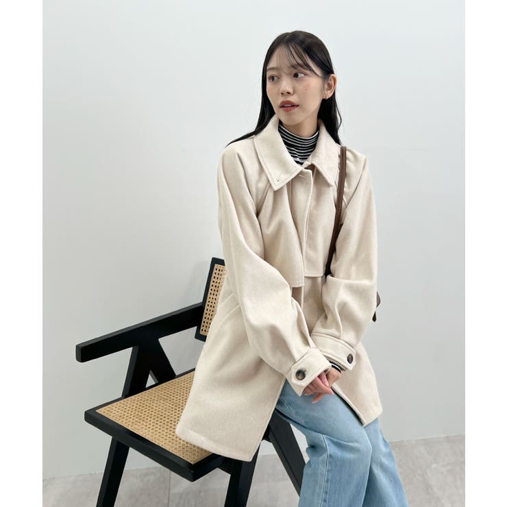 2wayカラーミドルコート | futier land | 詳細画像29 