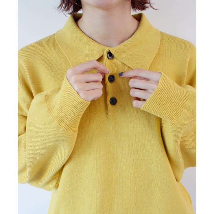 《ABYS》大人カジュアルが叶う。襟付きポロカラーニットトップス | futier land | 詳細画像47 