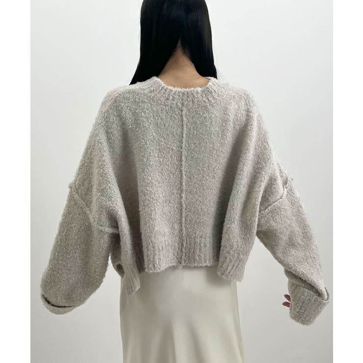 ふわふわな肌触り♪ワイドスリーブブークレニット | futier land | 詳細画像21 