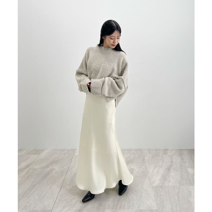 ふわふわな肌触り♪ワイドスリーブブークレニット | futier land | 詳細画像25 