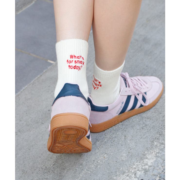 《ABYS》配色ロゴがアクセント。配色ロゴ刺繍ソックス | futier land | 詳細画像28 