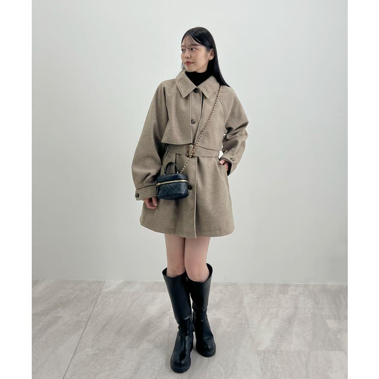 2wayカラーミドルコート | futier land | 詳細画像17 