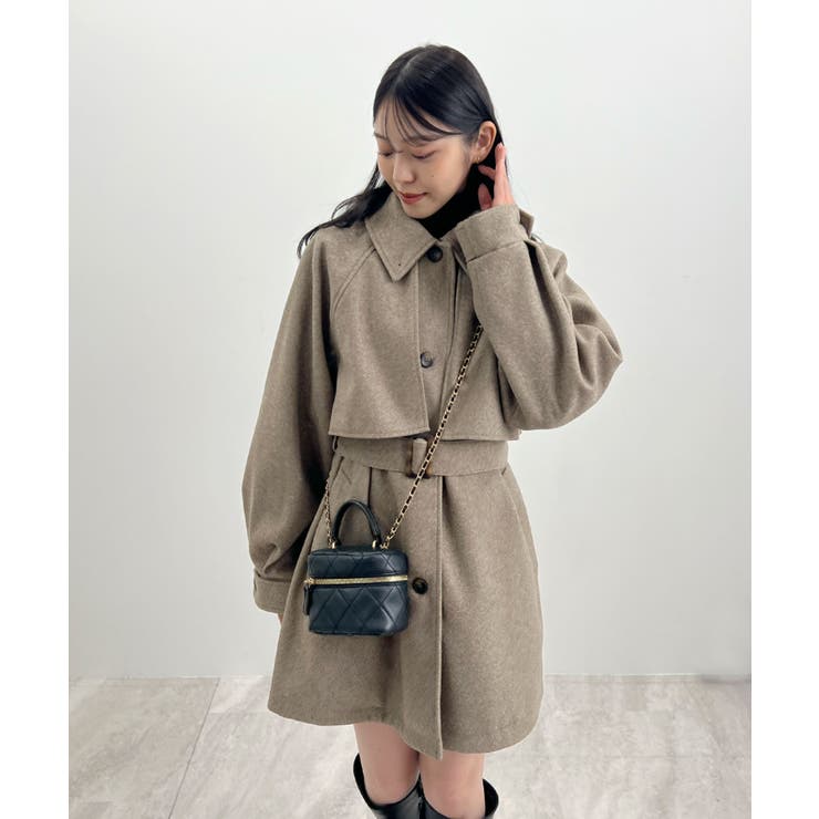 2wayカラーミドルコート | futier land | 詳細画像14 