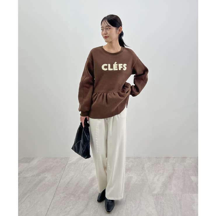 裾のフリルが映える！CLEFSロゴフリルスウェット | futier land | 詳細画像36 