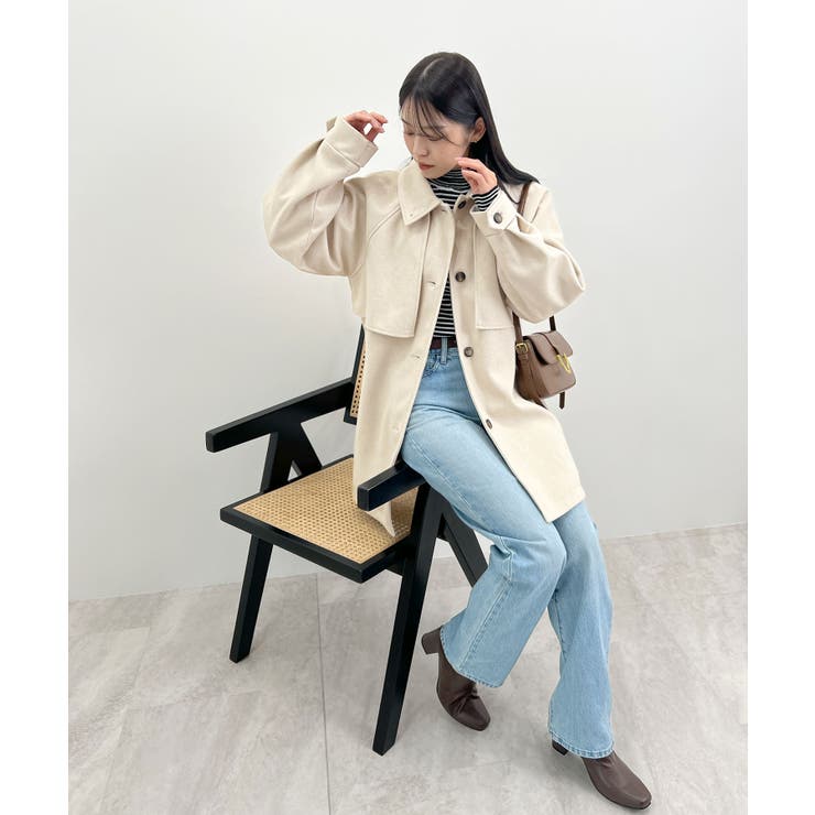 2wayカラーミドルコート | futier land | 詳細画像26 