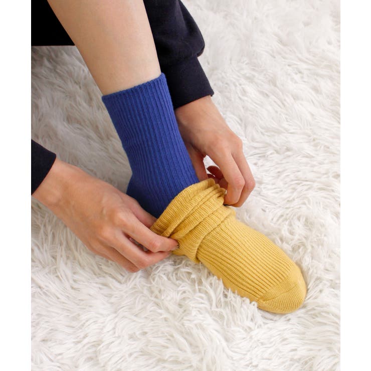 《ABYS》配色ロゴがアクセント。配色ロゴ刺繍ソックス | futier land | 詳細画像42 