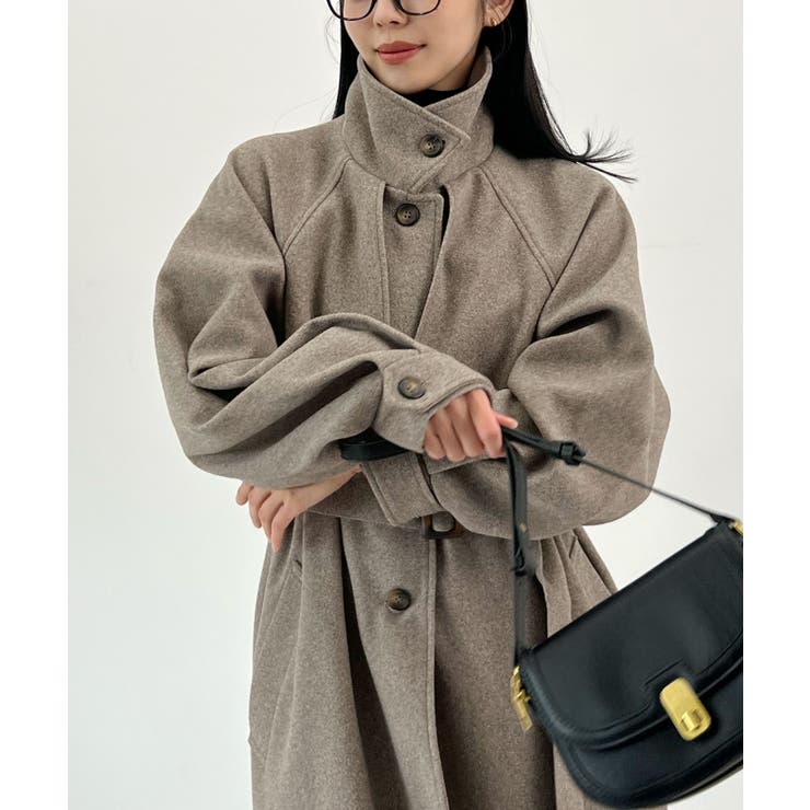 羽織るだけで完成する上質スタイル。アレンジカラーシングルロングコート | futier land | 詳細画像11 