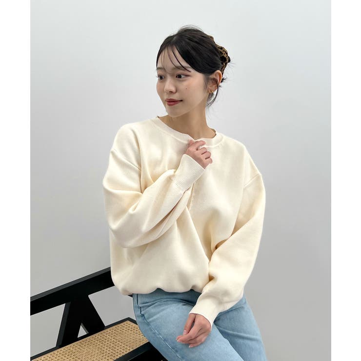 ゴールドボタンが映える。ヘンリーネックニットPO | futier land | 詳細画像34 