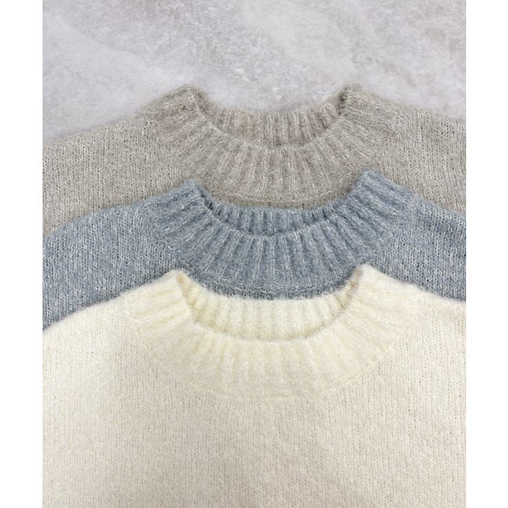 ふわふわな肌触り♪ワイドスリーブブークレニット | futier land | 詳細画像42 