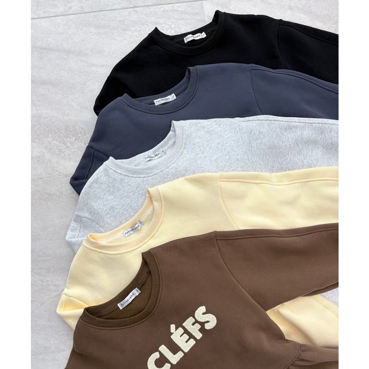 裾のフリルが映える！CLEFSロゴフリルスウェット | futier land | 詳細画像40 