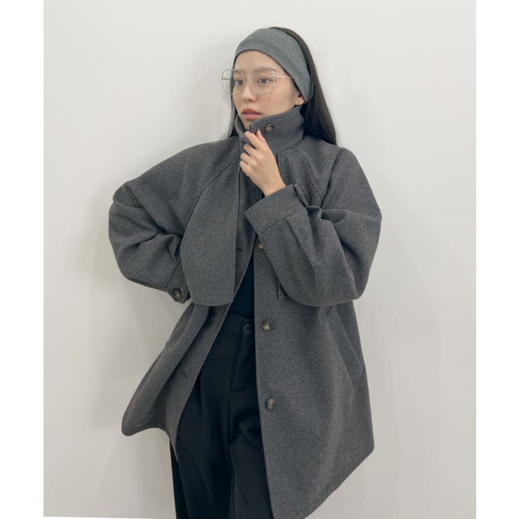 2wayカラーミドルコート | futier land | 詳細画像19 