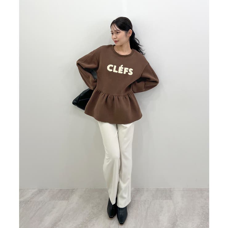 裾のフリルが映える！CLEFSロゴフリルスウェット | futier land | 詳細画像33 