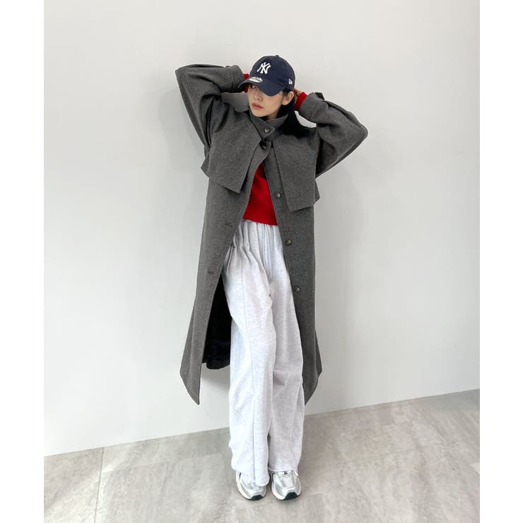 羽織るだけで完成する上質スタイル。アレンジカラーシングルロングコート | futier land | 詳細画像24 