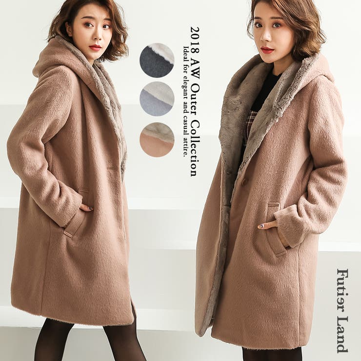 コート フーディ ハーフコート[品番：FI000005306]｜futier land