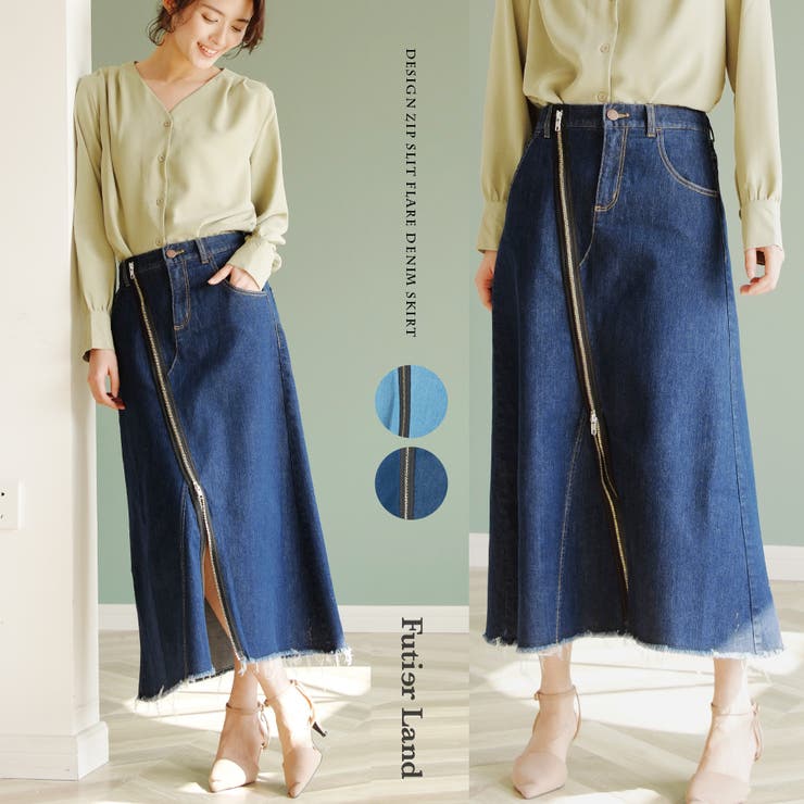 美品 RED VALENTINO デニムティアードスカート フレアスカート 38 美品 現行 レッド ヴァレンティノ デニムティアードミディ