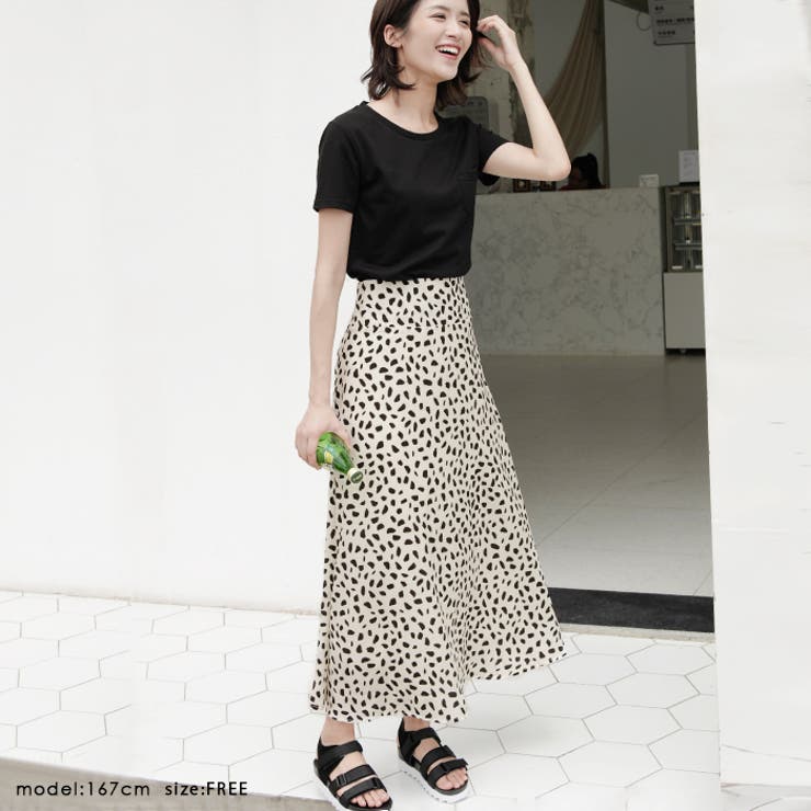 WILLFULLY ウィルフリー ダルメシアン マーメイドスカート フレア Aletta vita スカート フレア ロング 大人カジュアル