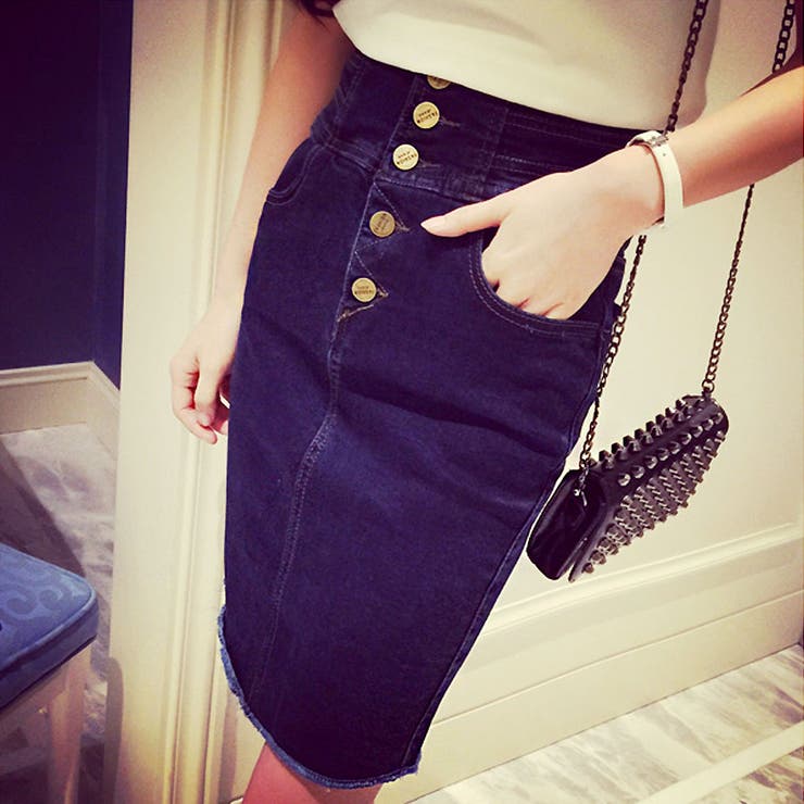 スカート デニム ハイウエスト 品番 Fi Futier Land フューティアランド のレディースファッション通販 Shoplist ショップリスト