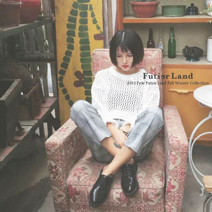 パンツ ボトム チェック柄[品番：FI000003179]｜futier land（フュー