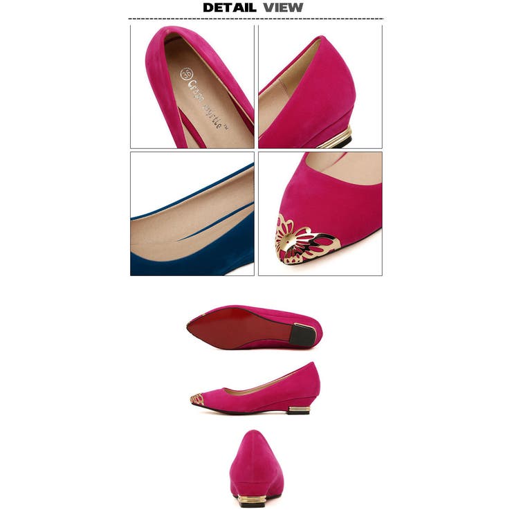 ペタンコ パンプス スエード | futier land | 詳細画像8 