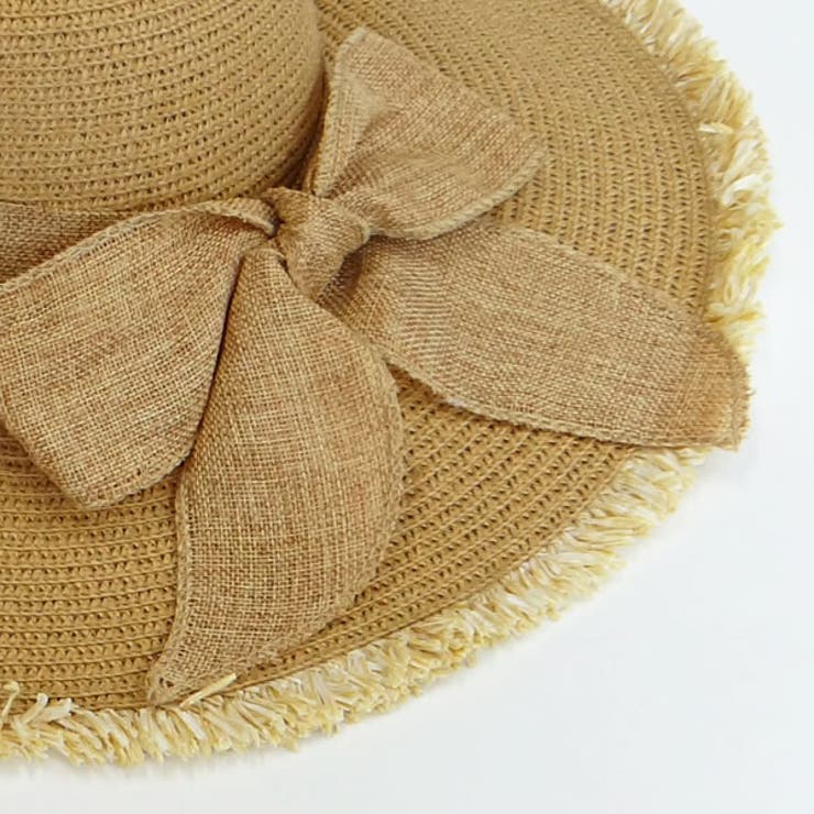 麦わら帽子 ストローハット シンプル | futier land | 詳細画像6 