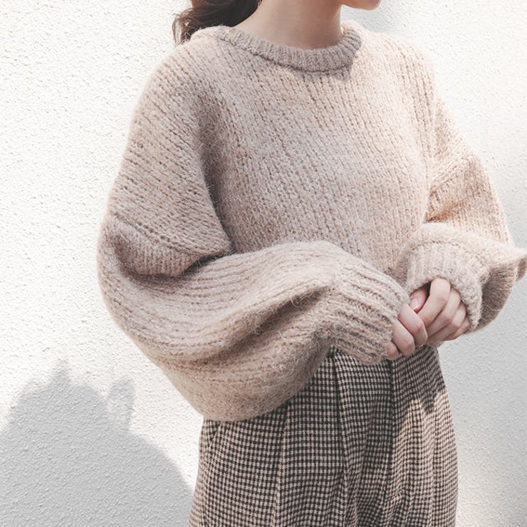 アルパカタッチ ニット ふんわり[品番：FI000005910]｜futier land