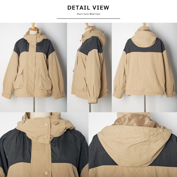 モッズコート 配色 ショート丈 | futier land | 詳細画像32 