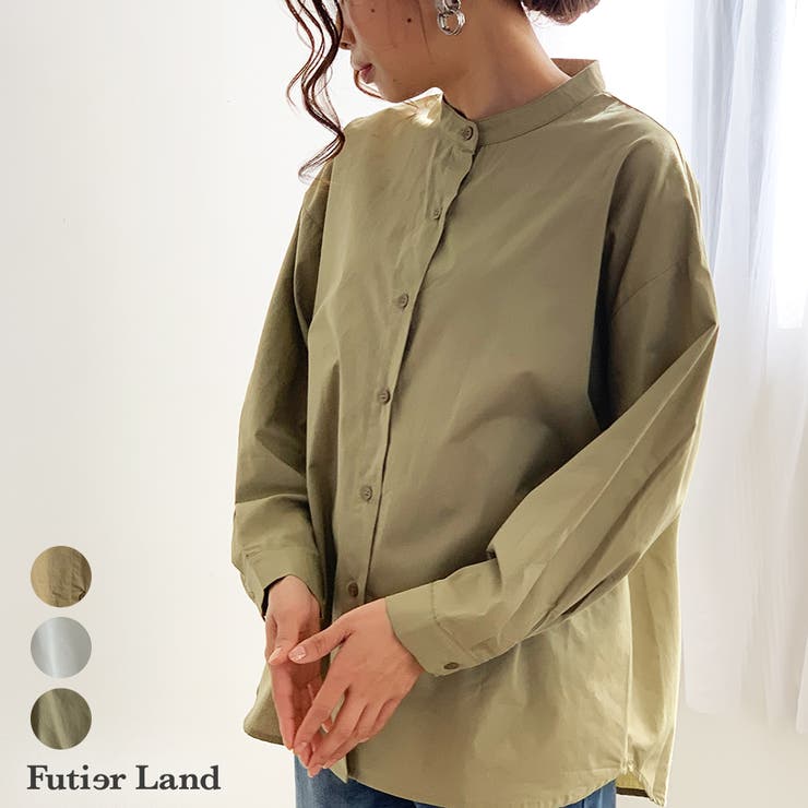 夏新作】 スタンドカラーシャツ シャツ[品番：FI000006124]｜futier