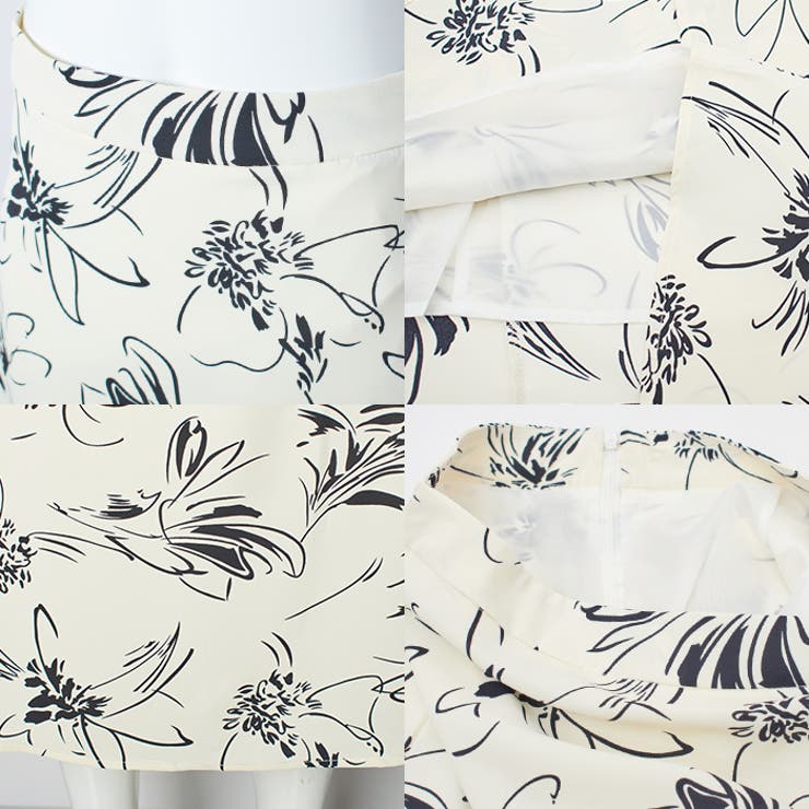 線画フラワー 線描き 花柄 品番 Fi Futier Land フューティアランド のレディースファッション通販 毎日送料無料 Shoplist ショップリスト