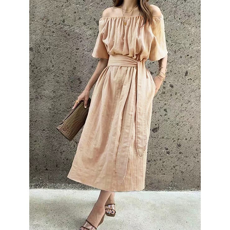 ワンピース 2way オフショルダー | futier land | 詳細画像4 