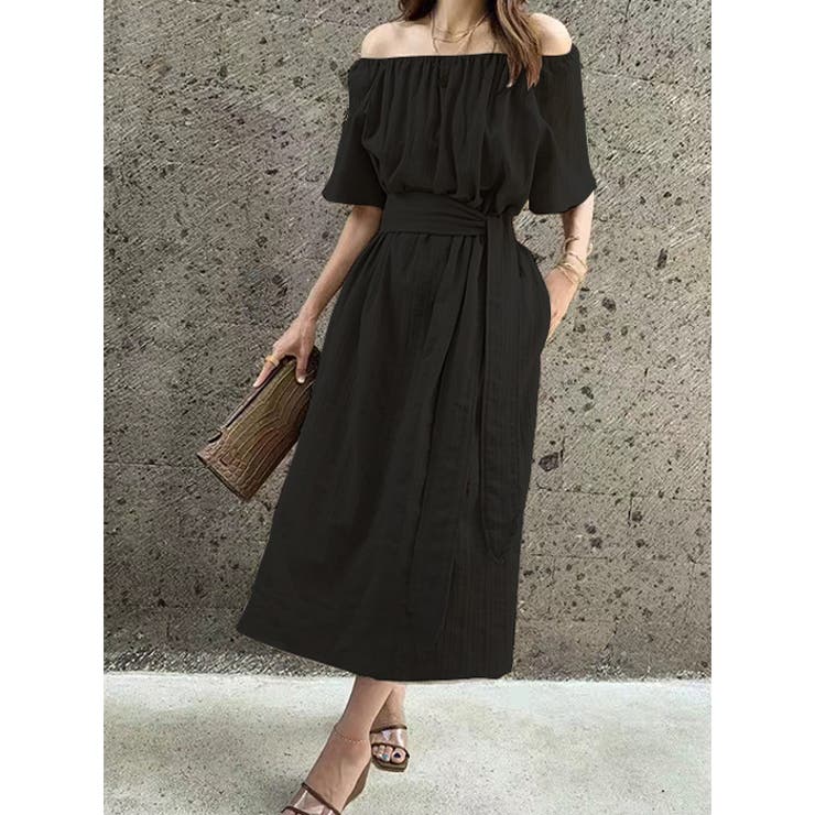 ワンピース 2way オフショルダー | futier land | 詳細画像5 