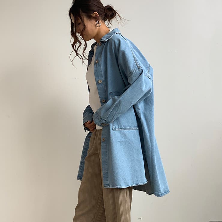 【秋新作】 デニムシャツ デニムジャケット | futier land | 詳細画像9 